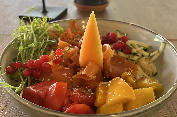 Daily specials and set menus at the restaurant